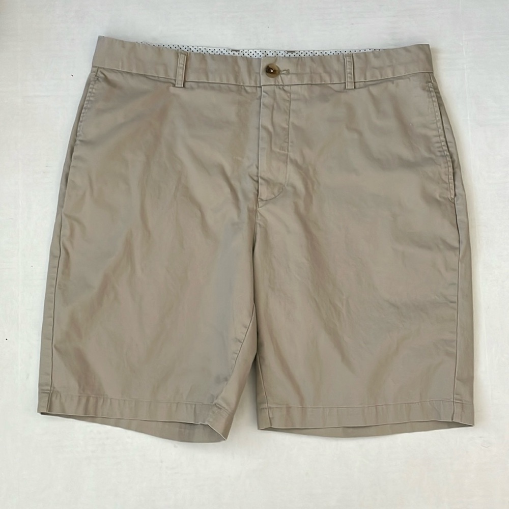 Tailorbyrd Khaki Flat Front Men's Shorts